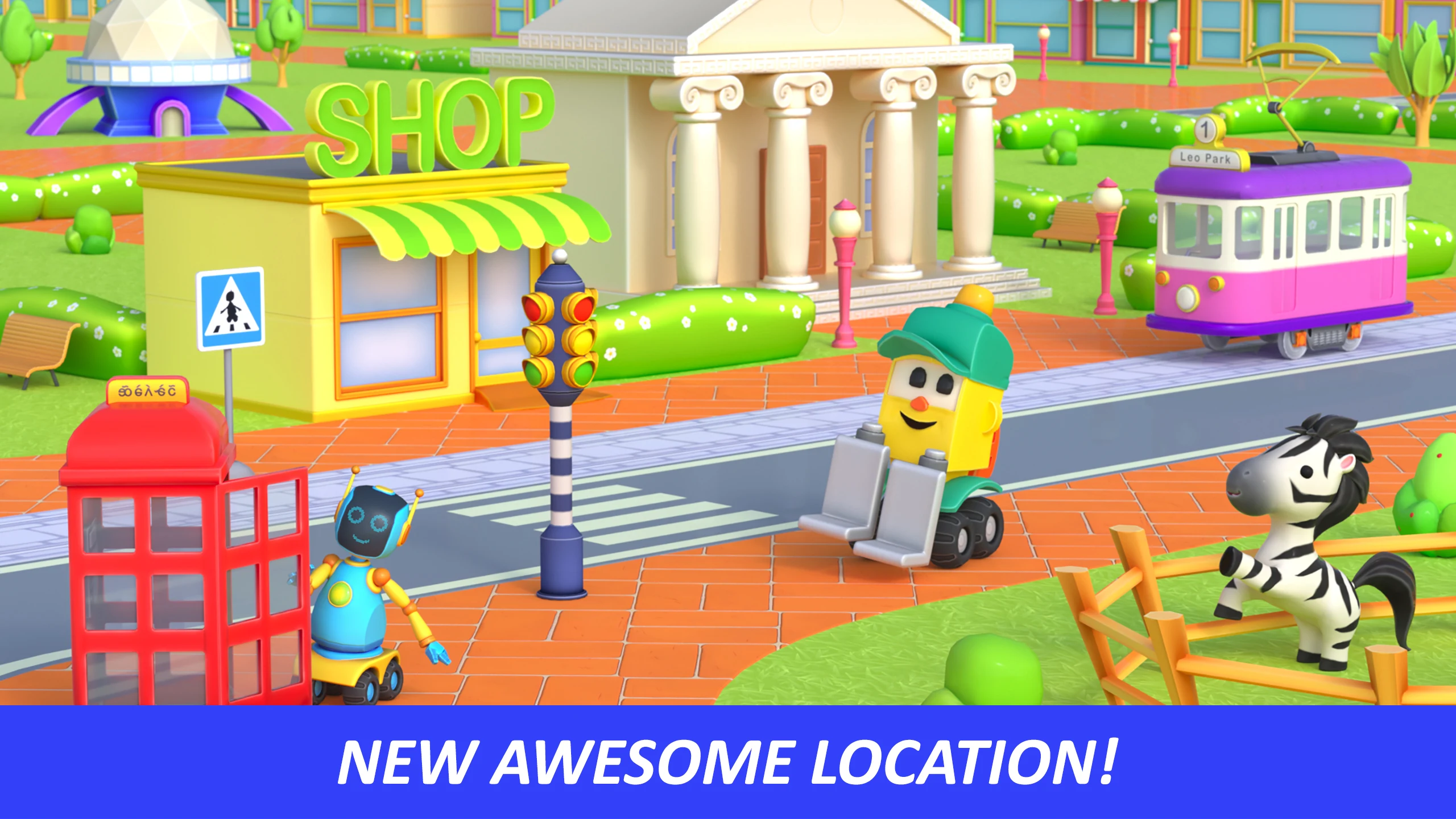 Leo and Cars World: kids games screenshot