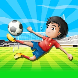 Значок Дети игры в футбол